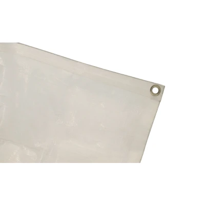 Afbeelding van Dekkleed afdekzeil wit extra zwaar 6x8 meter 250 gr./m2