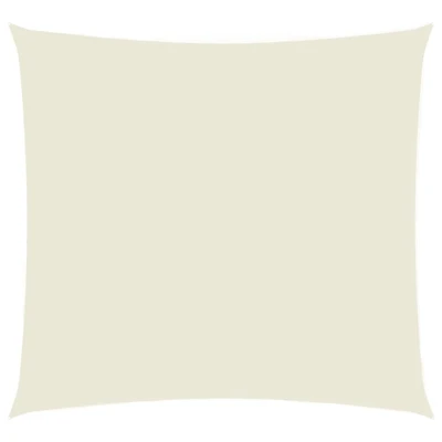 Afbeelding van Zonnescherm vierkant 3,6x3,6 m oxford stof crèmekleurig