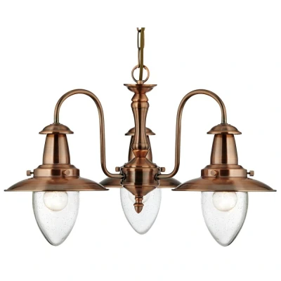 Afbeelding van Searchlight Hanglamp Fisherman 3 lichts 5333 3CU