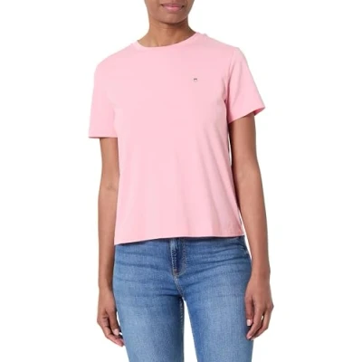 Afbeelding van GANT Printed Archive Shield Tshirt basic, Dames, Maat: Medium, Geranium pink