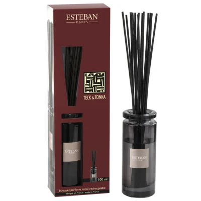 Afbeelding van Esteban Classic Teck &amp; Tonka Geurstokjes Initial 100ml