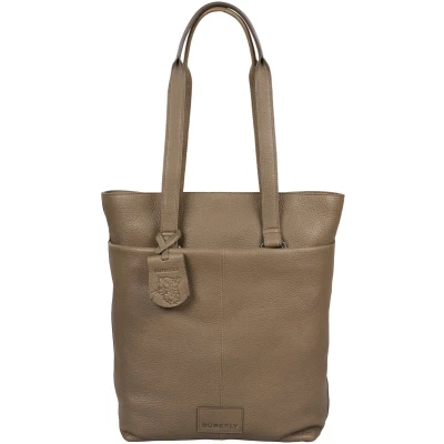 Afbeelding van Burkely Soft Skylar Backpack Shopper 14&quot; taupe Damestas