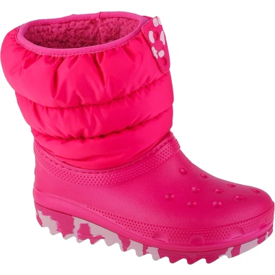 Afbeelding van Snowboot Crocs Kids Classic Neo Puff Boot Candy Pink Schoenmaat 34 35