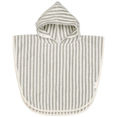 Afbeelding van Koeka badponcho Playa blauw/wit
