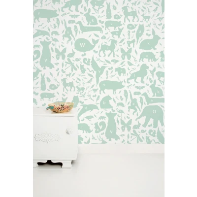 Afbeelding van KEK Amsterdam animal alphabet groen WP.044 (Met Gratis Lijm)