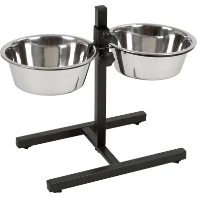 Afbeelding van Kerbl Voerbakken met standaard 2 x 2800ml