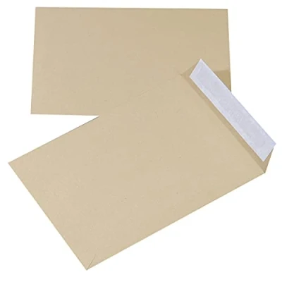 Afbeelding van Enveloppen met siliconen band OFFICE PRODUCTS HK C5 162x229mm 90gsm 10st bruin/type band/art HK/kleur bruin/formaat / oppervlaktegewicht (g/m2) 90 afmetingen (mm) 162x229