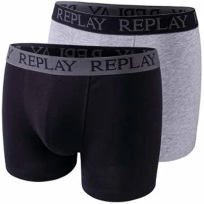 Afbeelding van Replay boxershorts 2 pack maat XL