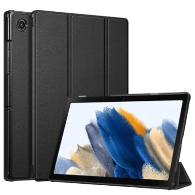 Afbeelding van Fintie Hoes voor Samsung Galaxy Tab A8 10.5 2021 ultra slank kunstleer beschermhoes cover met automatische slaap waakfunctie 10,5 inch SM X200/X205 tablet, (*Zwart)