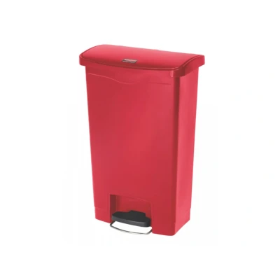 Afbeelding van Rubbermaid Slim Jim Front Step Rood Inhoud: 50 liter
