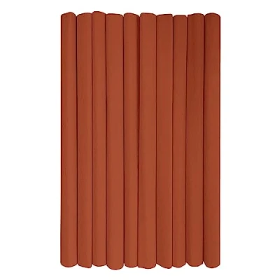 Afbeelding van Interdruk Crêpepapier rollen voor Kinderen DIY en Decoraties Pakket van 10 (50 cm x 200 cm, 28 g/m2) 26 lichtbruin