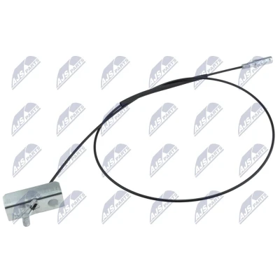 Afbeelding van NTY HLR PL 037 Handremkabel Midden 1245mm Schijfremmen OPEL: Vivaro A Van, Combi, RENAULT: TRAFIC 2 Kasten