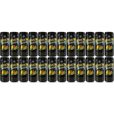 Afbeelding van lemonsoda blik 24 x 330 ml. verpakking: wegwerpverpakking