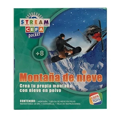 Afbeelding van Cefa Toys Tassenwetenschap experimenten creëren jouw Sneeuwberg. Educatief spel met instructies. Geschikt voor kinderen vanaf 8 jaar.