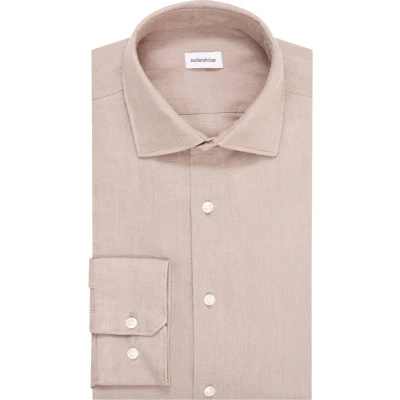 Afbeelding van Seidensticker Overhemd New Kent Slim Fit Zand 44