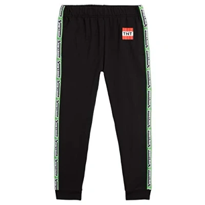 Afbeelding van Minecraft Zip Up Hoodie of Joggers Mix en Match (Zwarte Joggers, 11/12 jaar)