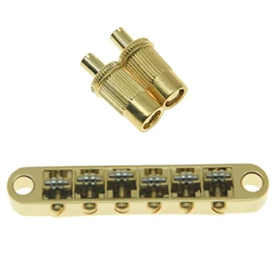 Afbeelding van KAISH Gouden Gitaar Roller Zadel Bridge Tune O Matic Voor Epiphone Les Paul, SG, Dot, Bigsby met M8 schroefdraad Berichten