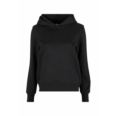 Afbeelding van Urban Classics Dames capuchontrui voor dames, regular hoodie, klassieke hoodie vrouwen, fit, maten XS 5XL, zwart, 4XL