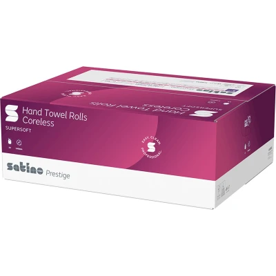 Afbeelding van Satino Prestige Mini Poetsrol Coreless 1 Laags (110 Meter)