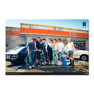 Afbeelding van Poster BTS Gas Station 91,5x61cm