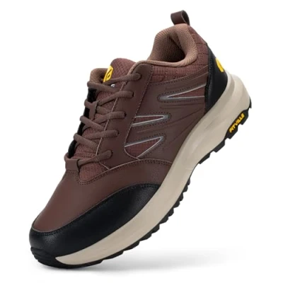 Afbeelding van FitVille Extra Brede Wandelschoenen Heren Waterdichte Schoenen Antislip Outdoor Blauw 46 EU breed