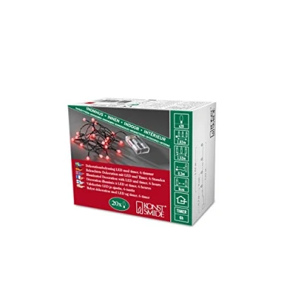 Afbeelding van Lichtsnoer led kerstverlichting binnen 20 lampjes 1.52 meter r