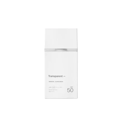 Afbeelding van Transparent Lab Minerale zonnebrandcrème met fysieke filters