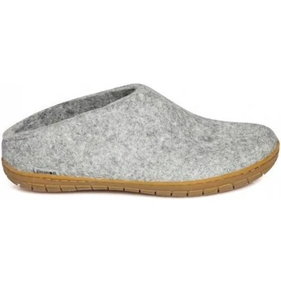 Afbeelding van Glerups Pantoffels, Maat: 36, Grau Wol