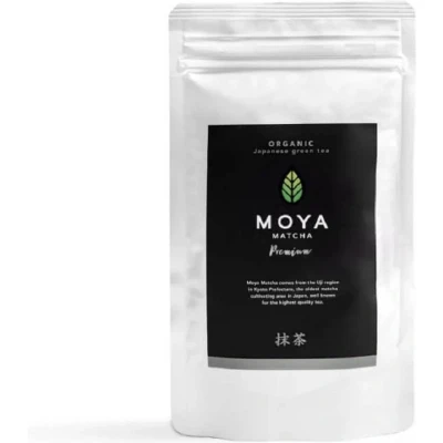 Afbeelding van MOYA Matcha PREMIUM organic green tea Thee Poeder 100 Gram