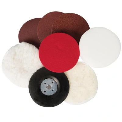 Afbeelding van Silverline 8 delige schuur en polijst set 115 mm
