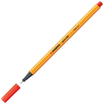 Afbeelding van STABILO point 88 Fineliner 0,4 mm Licht Rood per stuk
