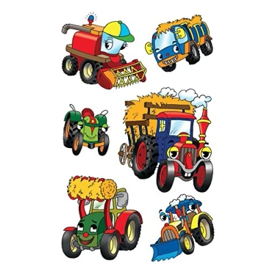 Afbeelding van Avery papieretiket Z design Kids pakje a 3 vel tractor