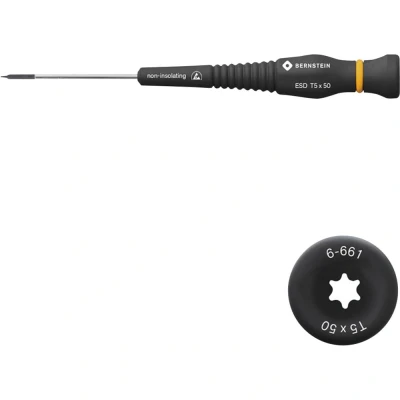 Afbeelding van Barnsteen gereedschap torx schroevendraaier, T 5 met afgeleidend schrift, 6 661