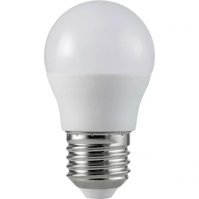 Afbeelding van Müller licht Essentials LED G45 lamp druppelvorm E27, warmwit (2700 K), 5,5 W vervangt 40 W, niet dimbaar, levensduur 25000 uur