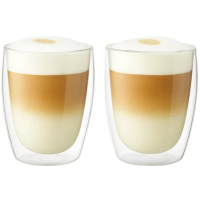 Afbeelding van Cookinglife Dubbelwandige Latte Macchiato glazen 380 ml 2 stuks