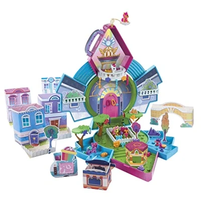 Afbeelding van My Little Pony Mini Magische Wereld Gloeiend Kristallen Huis Veelkleurig