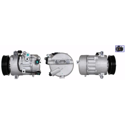 Afbeelding van LUCAS ACP01310 AC Compressor PAG 46 YF R134a, R1234yf