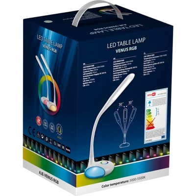 Afbeelding van Activejet LED bureaulamp VENUS met RGB voet