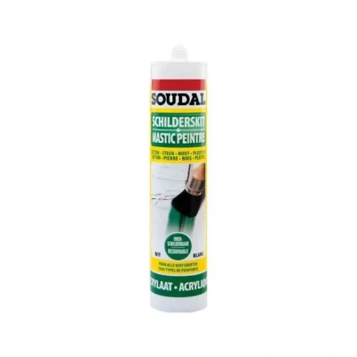 Afbeelding van Soudal acrylaat schilderskit S AK 310 wit 300 ml