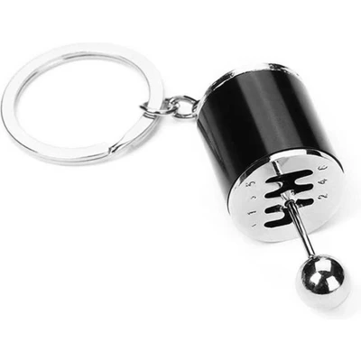 Afbeelding van Sleutelhanger Versnellingsbak I Handpook Keychain Handgeschakelde Auto schakel Zwart