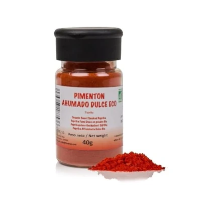 Afbeelding van FRISAFRAN Gerookt paprikapoeder Zoet 40g Zoete Paprika Gerookte Biologische Smoked