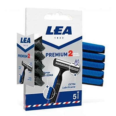 Afbeelding van Lea Premium 2 wegwerpmessen, 300 g, 1 verpakking met 5 stuks