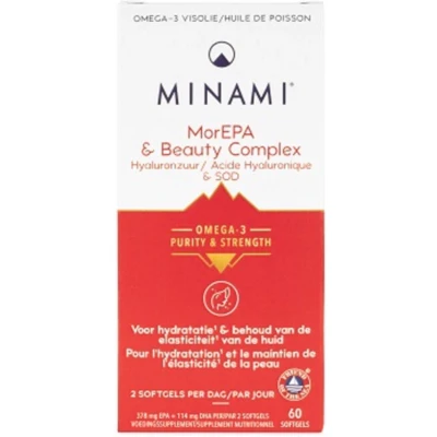 Afbeelding van Minami MorEPA &amp; Beauty Complex Softgels 60SG