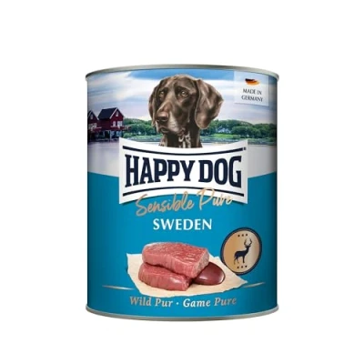 Afbeelding van 6x800g Sensible Pure Sweden (Wild Puur) Happy Dog Hondenvoer