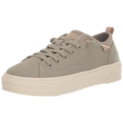 Afbeelding van Skechers Dames BOBS COPA, Olijf Canvas, 3 UK, 36 EU