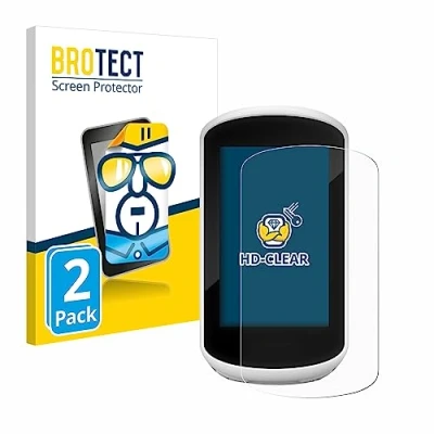Afbeelding van BROTECT (2 Stuks) Schermbeschermer voor Garmin Edge Explore 2018 Screen Protector Transparant