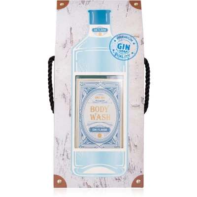 Afbeelding van Accenrta douchegel gin FLAVOUR in fles inclusief geschenkdoos look, 400ml, geur: navulbaar, blauw