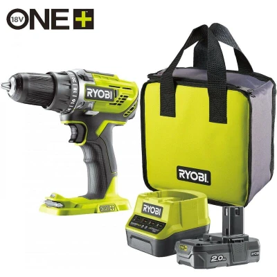 Afbeelding van Ryobi R18DD3 120S 18V Li Ion Compactboorschroefmachine 1x Accu 2.0A 5133003347