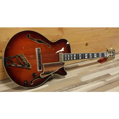 Afbeelding van D&quot;;Angelico Excel SS Soho Amaretto Burst semi akoestische gitaar met gigbag