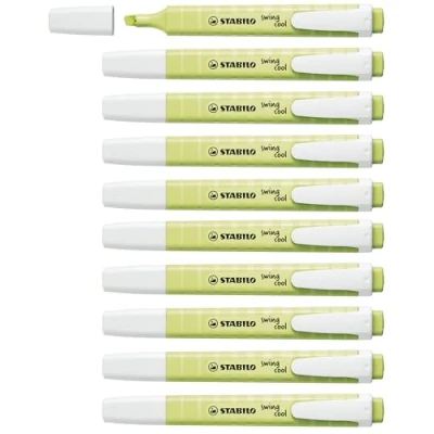 Afbeelding van Fluoriscerende Markeerstift Stabilo Swing Cool Limoengroen 10 Onderdelen